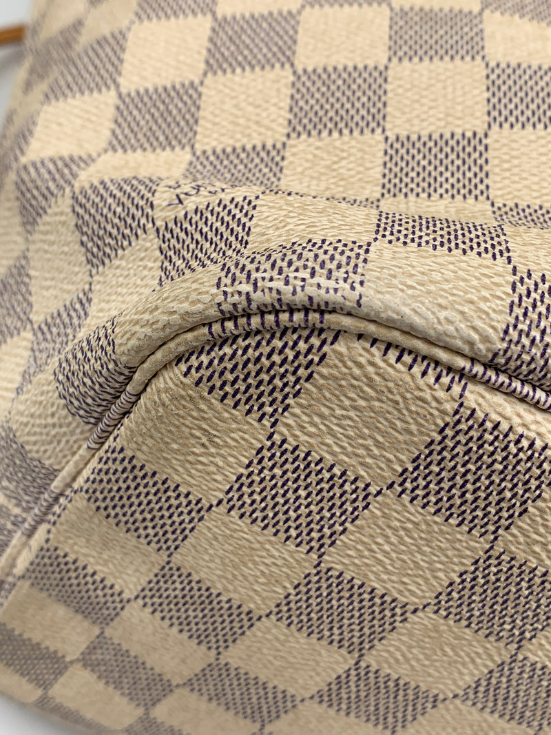 Sold-LOUIS VUITTON Damier Azur Neverfull MM