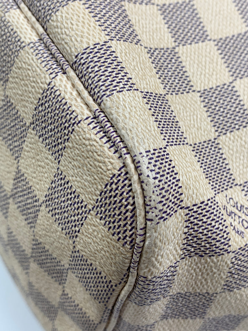 Sold-LOUIS VUITTON Damier Azur Neverfull MM