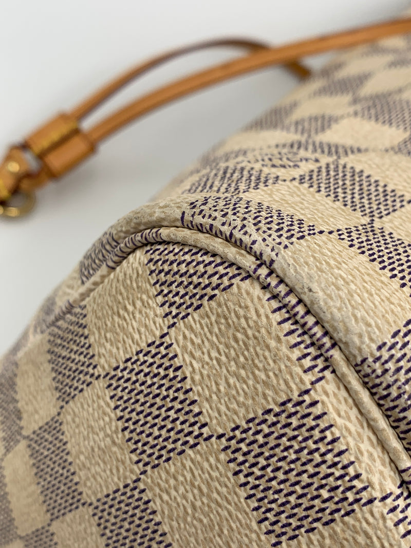 Sold-LOUIS VUITTON Damier Azur Neverfull MM