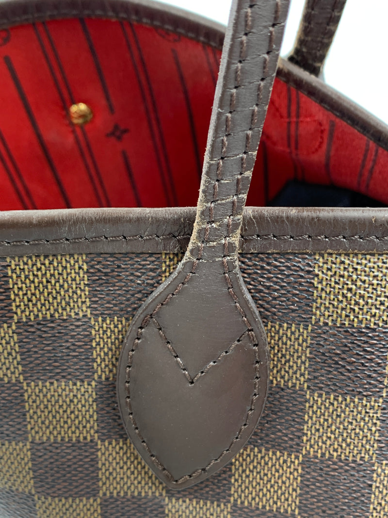 SOLD-LOUIS VUITTON Damier Ebene Neverfull MM