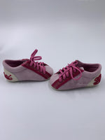 Kids - Gucci Baby Pink Logo Shoes Size EU 16 US 0-1