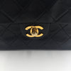 Sold-CHANEL Classic Lambskin Chain Mini Square Flap Bag black/gold