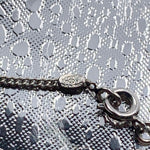 Sold-CHANEL CC Rhinestones Necklace