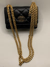 Sold-CHANEL Black Lambskin Mini Clutch Pending CC  Wallet-on-the-Chain Crossbody Bag Gold Hardware