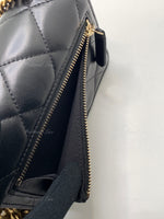 Sold-CHANEL Black Lambskin Mini Clutch Pending CC  Wallet-on-the-Chain Crossbody Bag Gold Hardware