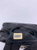 Sold-CHANEL Patent Leather Black Mini Camera Bag with Tassel