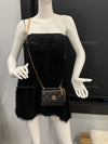 Sold-CHANEL Black Lambskin Mini Clutch Pending CC  Wallet-on-the-Chain Crossbody Bag Gold Hardware