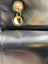 Sold-CHANEL Classic Lambskin Double Chain Double Flap Bag black/gold