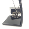 Sold-CHANEL CC black/dark grey Necklace