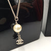 Sold-CHANEL CC Rhinestones Necklace with Pearl