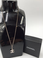 Sold-CHANEL CC Rhinestones Necklace