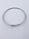 Sold-Tiffany 
Co Silver 925 Elsa Peretti Double Open Heart Bangle Bracelet