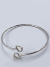 Sold-Tiffany 
Co Silver 925 Elsa Peretti Double Open Heart Bangle Bracelet