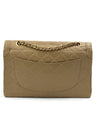 Sold-CHANEL Paris Lambskin Double Chain Double Flap Bag Beige/gold