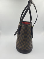 Sold-LOUIS VUITTON Damier Ebene Marais Bucket PM