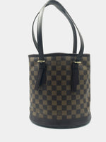 Sold-LOUIS VUITTON Damier Ebene Marais Bucket PM