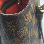 Sold-LOUIS VUITTON Damier Ebene Marais Bucket PM