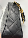 CHANEL Lambskin Black Camera Bag with Tassel