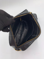 CHANEL Lambskin Black Camera Bag with Tassel