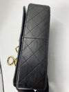 CHANEL Vintage Lambskin Medium Full Flap Bag black/gold hardware