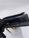 CHANEL Vintage Lambskin Medium Full Flap Bag black/gold hardware