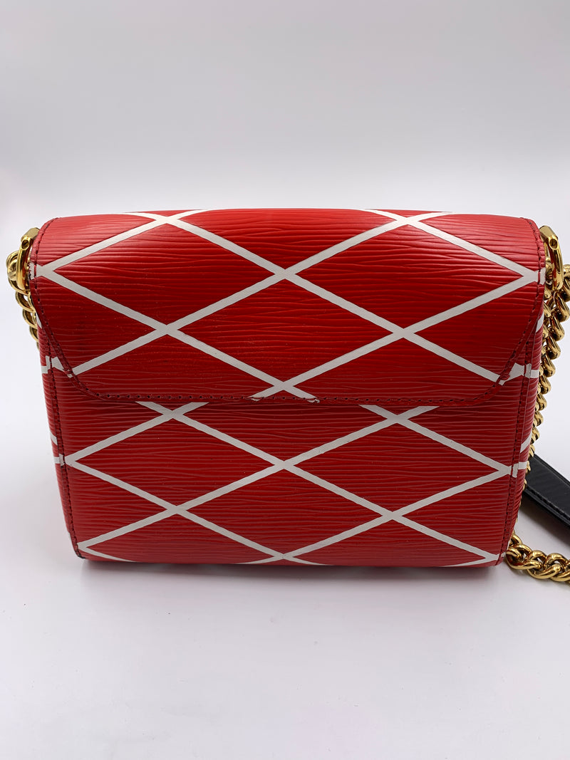 LOUIS VUITTON Epi Twist Malletage Red M50118 Shoulder Bag Crossbody Bag