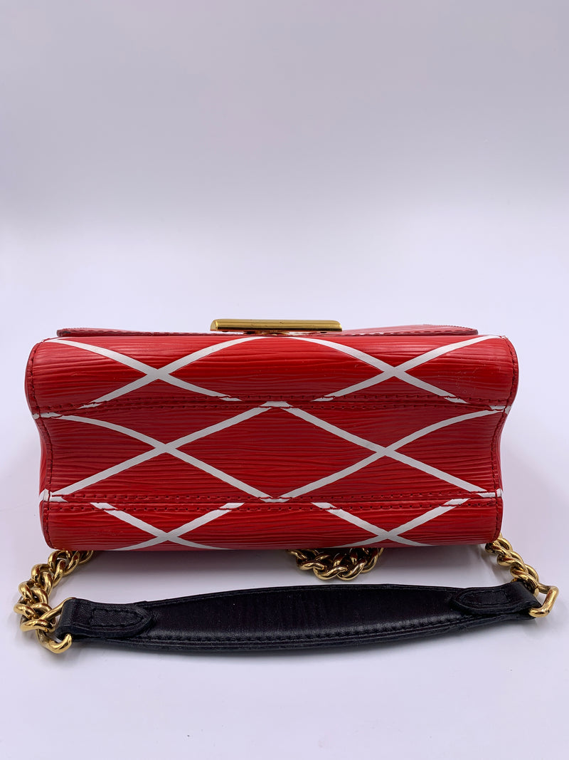 LOUIS VUITTON Epi Twist Malletage Red M50118 Shoulder Bag Crossbody Bag