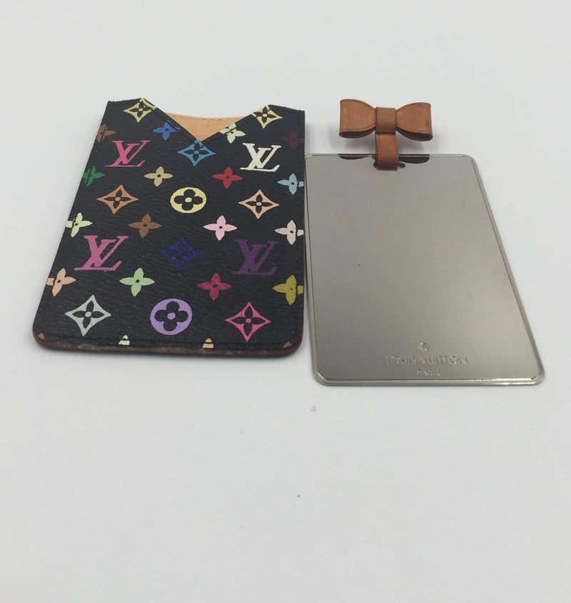 Sold-LOUIS VUITTON Black Multicolore Etui Miroir black M92650