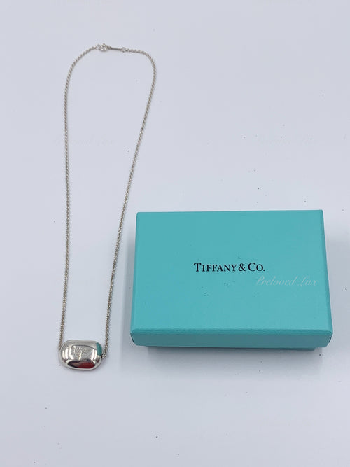 Sold-Tiffany 
Co Elsa Peretti Bean Necklace