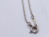 Sold-Tiffany 
Co 925 Silver Elsa Peretti Double Loop Circle Pendant with Necklace