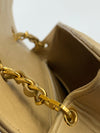 Sold-CHANEL Lambskin Small Diana Single Chain Single Flap Bag Beige/gold