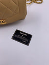 Sold-CHANEL Lambskin Small Diana Single Chain Single Flap Bag Beige/gold