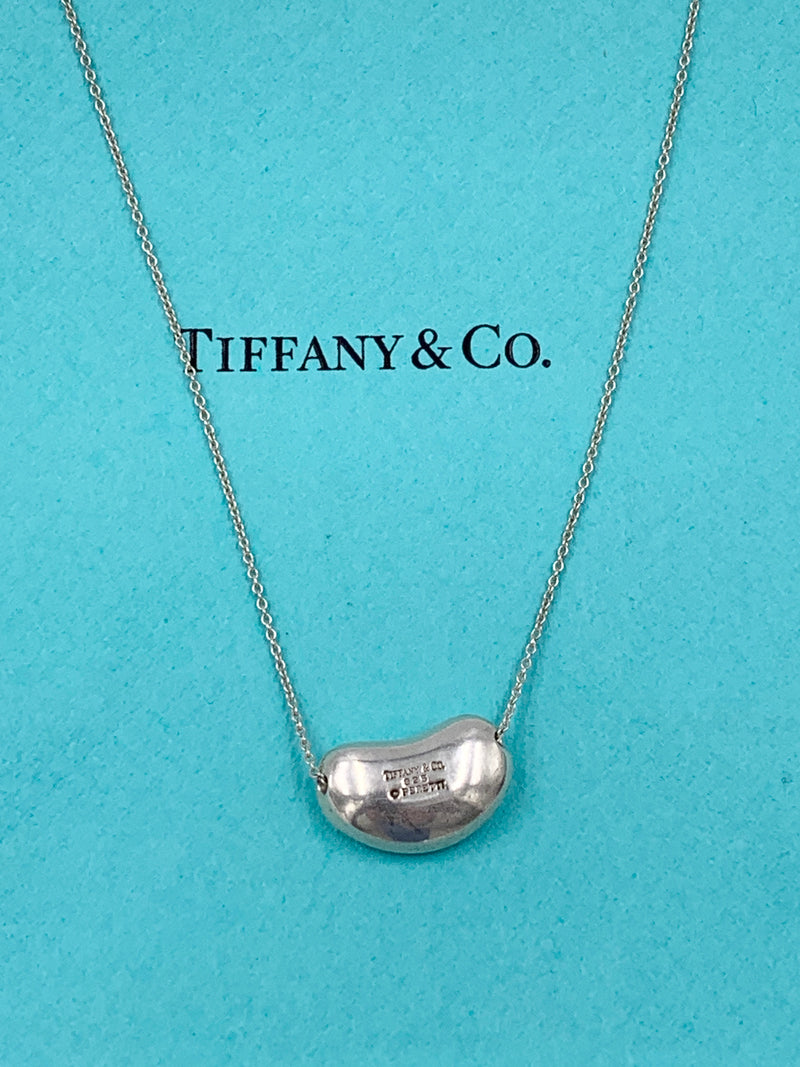 Sold-Tiffany 
Co Elsa Peretti Large Bean Necklace