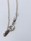 Sold-Tiffany 
Co 925 Silver Elsa Peretti Quadrifoglio Clover Pendant Necklace