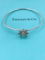 Tiffany 
Co Paloma Picasso Silver 925 Daisy Flower Bangle Bracelet