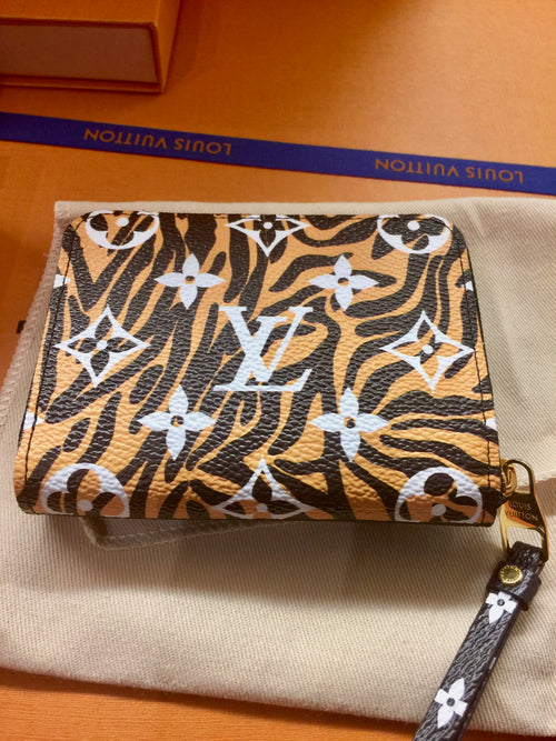 Sold-LOUIS VUITTON Jungle Collection Zippy Coin Purse