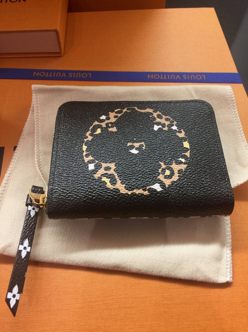 Sold-LOUIS VUITTON Jungle Collection Zippy Coin Purse