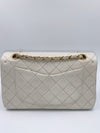 Sold-CHANEL CC Small Classic Double Flap - Ivory (off-white) - Gold Hardware