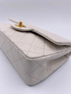 Sold-CHANEL CC Small Classic Double Flap - Ivory (off-white) - Gold Hardware