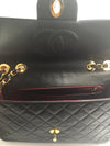 Sold-CHANEL Classic Lambskin Maxi Jumbo Flap Bag black/gold hardware