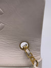 Sold-CHANEL Classic Lambskin Chain Mini Square Flap Bag Ivory/gold