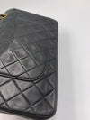 Sold-CHANEL Classic Lambskin Double Chain Double Medium Flap Bag black/gold #K307