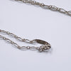 Sold-Tiffany 
Co 925 Silver Heart Key Pendant with Necklace