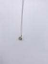 Sold-Tiffany 
Co 925 Silver Atlas Collection Cube with Necklace