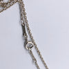 Sold-Tiffany 
Co 925 Silver Open Heart Necklace