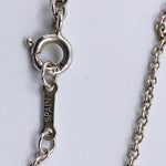 Sold-Tiffany 
Co 925 Silver Open Heart Necklace