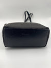 Sold-GUCCI GG Black Monogram Logo Large Bucket Shoulder Bag