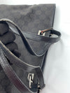 Sold-GUCCI GG Black Monogram Logo Large Bucket Shoulder Bag