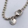 Sold-Tiffany 
Co 925 Silver Return to Tiffany Necklace