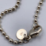 Sold-Tiffany 
Co 925 Silver Return to Tiffany Necklace